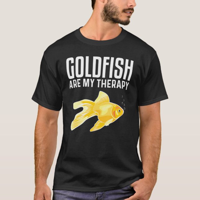 Goldfish  For Men Women Gold Aquarium Fish Pet T-Shirt (Front)