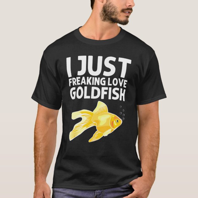 Goldfish  For Men Women Gold Aquarium Fish Pet T-Shirt (Front)