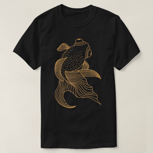 Goldfish Freshwater Fish Aquarist Hobby Aquarium F T-Shirt (Design Front)