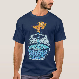 Goldfish Goldfish Glass Aquaristics Fish T-Shirt