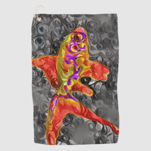 Goldfish Golf Towel