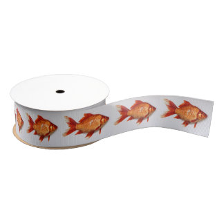 Goldfish Grosgrain Ribbon