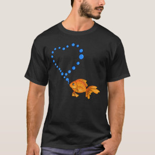 Goldfish Heart Love Aquarium Fish Pet Owner T-Shirt