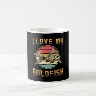 Goldfish I Love My Goldfish Aquarium Animal Fish Coffee Mug