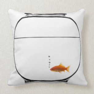 Goldfish in bowl cushion