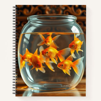 Goldfish in the Glass Jar Notebook