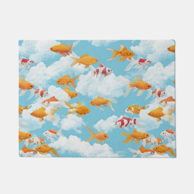 Goldfish in the Sky Doormat (Front)