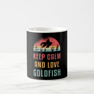 Goldfish Keep Calm And Love Goldfish Animal Fish Coffee Mug