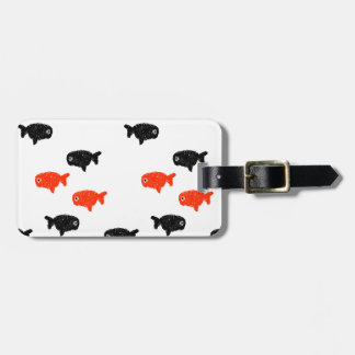 goldfish luggage tag
