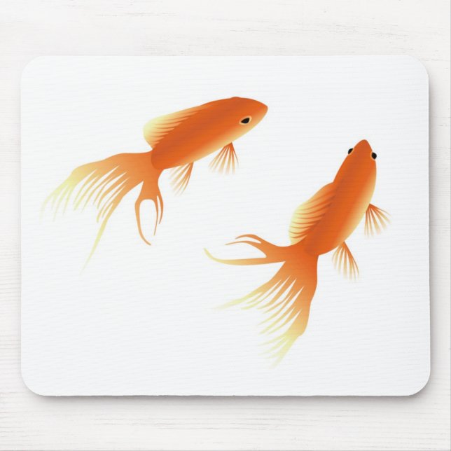 goldfish mousepad mouse pad (Front)