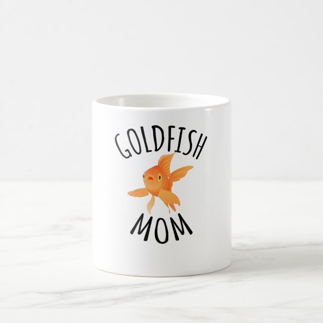 Goldfish Mum | Goldfish Mother Aquarist Goldfishes Coffee Mug (Center)