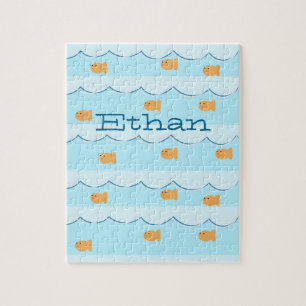 Goldfish Name Puzzle for Kids