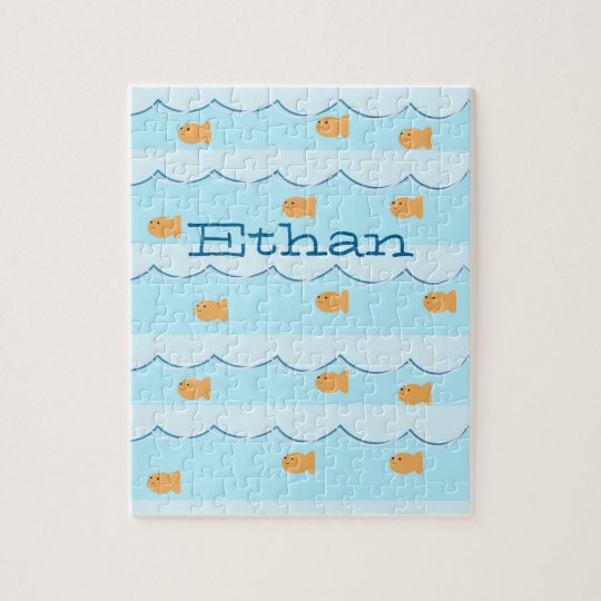 Goldfish Name Puzzle for Kids