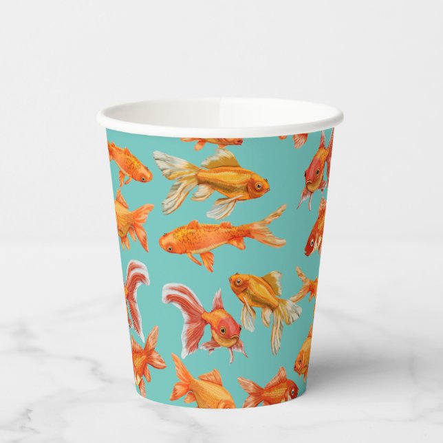 Goldfish  paper cups (Left)