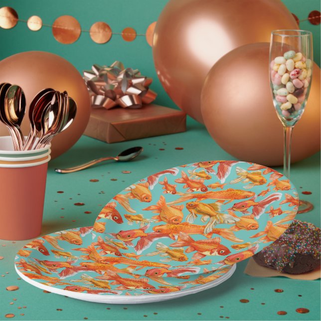 Goldfish Paper Plate (Multi)