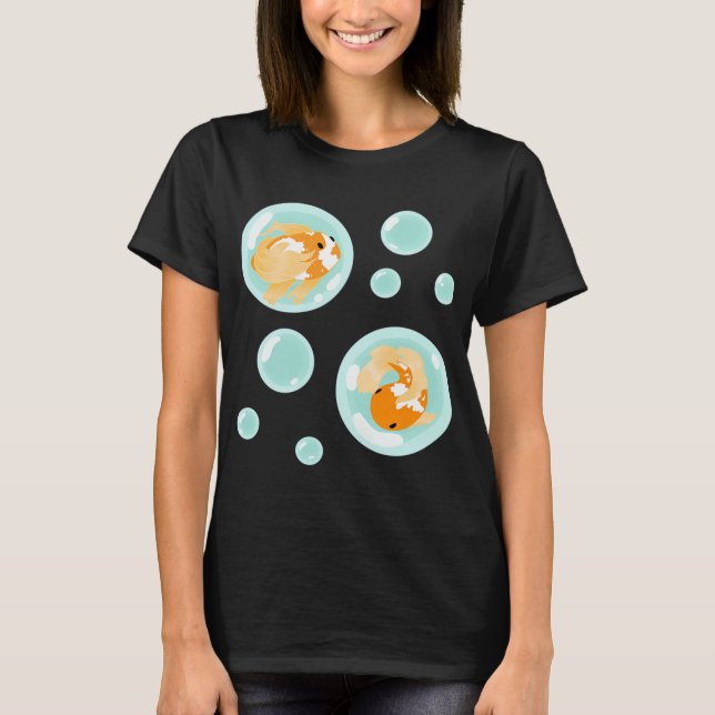 Goldfish pattern T-Shirt (Front)