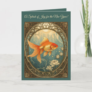 Goldfish Serenity Nowruz Celebration Card