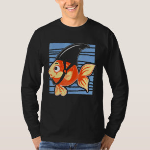 Goldfish Shark Fin Fish Collector Aquarist Fishkee T-Shirt