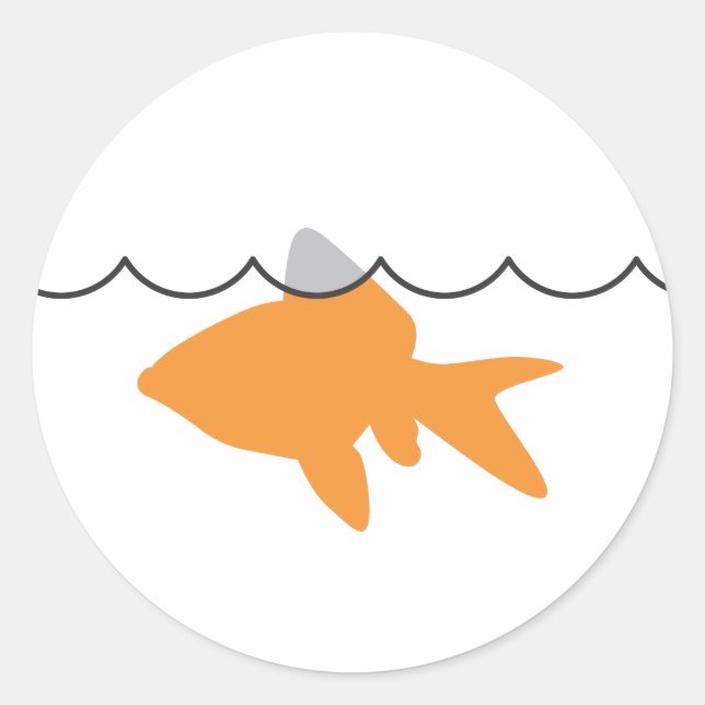 Goldfish Shark Sticker (Front)