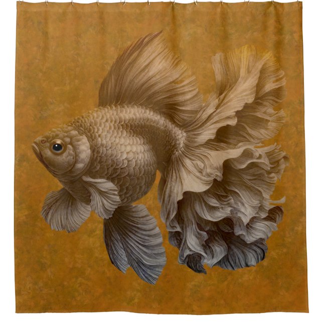 Goldfish Shower Curtain (Front)