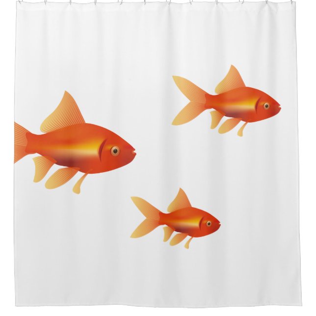 Goldfish Shower Curtain (Front)