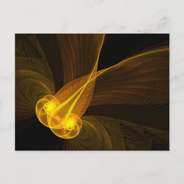 ☼ GOLDFISH – Symbol of Luck ☼ Postcard (Front)