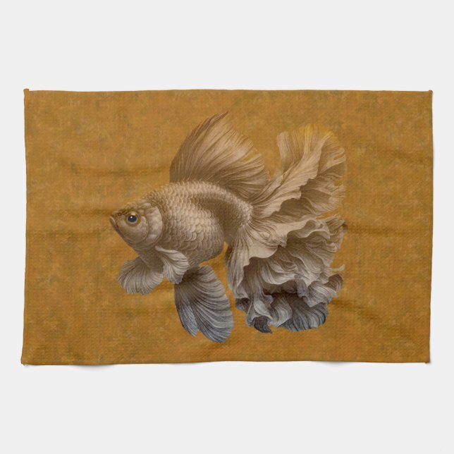 Goldfish Tea Towel (Horizontal)