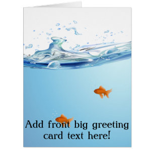 Goldfish under water aquarium