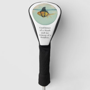 Goldfish with a Shark Fin Golf Head Cover