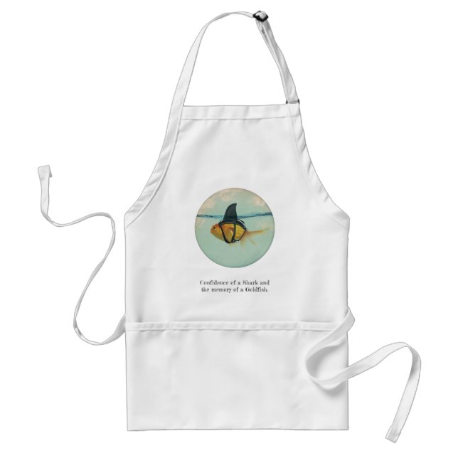Goldfish with a Shark Fin Standard Apron (Front)