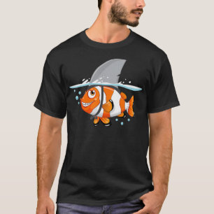 Goldfish With Shark Fin Cool Sea Creatures Week T-Shirt