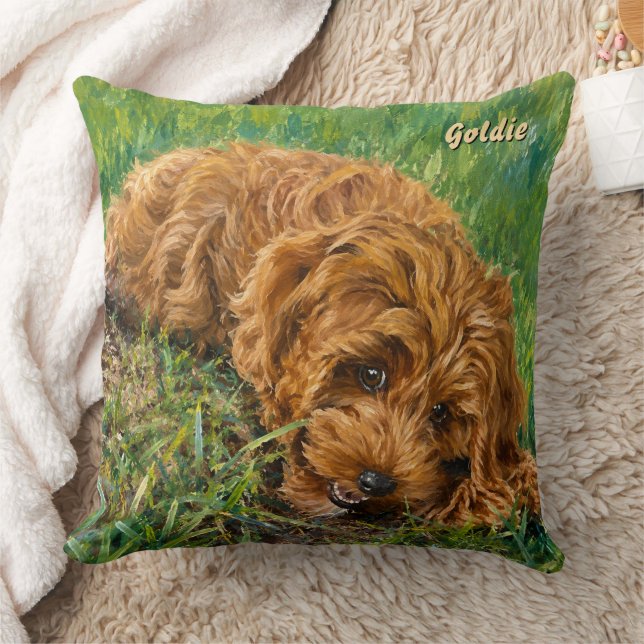 Goldie Doodle Large Cushion (Blanket)