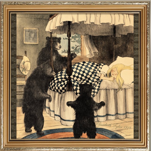 Goldie Locks Three Bears Fairytale Ceramic Tile (Creator Uploaded)