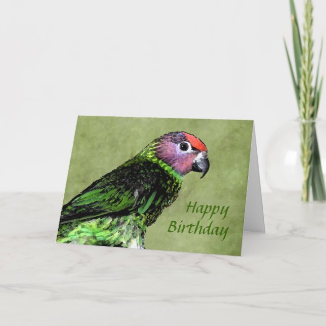 Goldie's Lorikeet Birthday Card (Front)