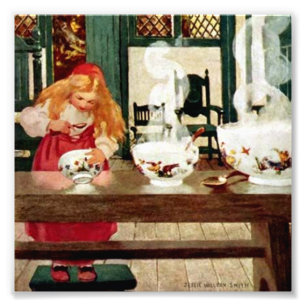 “Goldilocks and the Porridge” by Jessie W Smith Photo Print