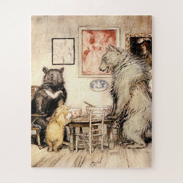 Goldilocks and The Three Bears by Arthur Rackham Jigsaw Puzzle (Vertical)