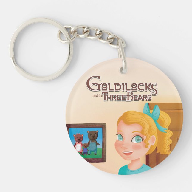 Goldilocks and the Three Bears Key Ring (Front)