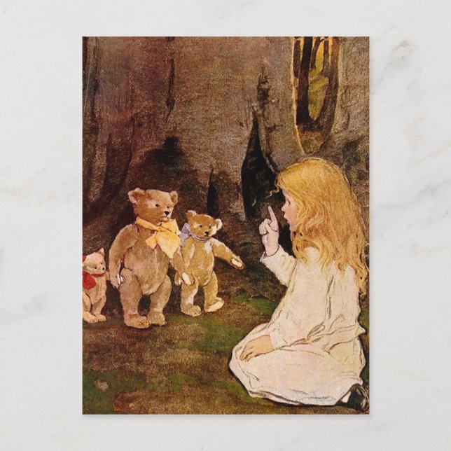 “Goldilocks and the Three Bears” Postcard (Front)