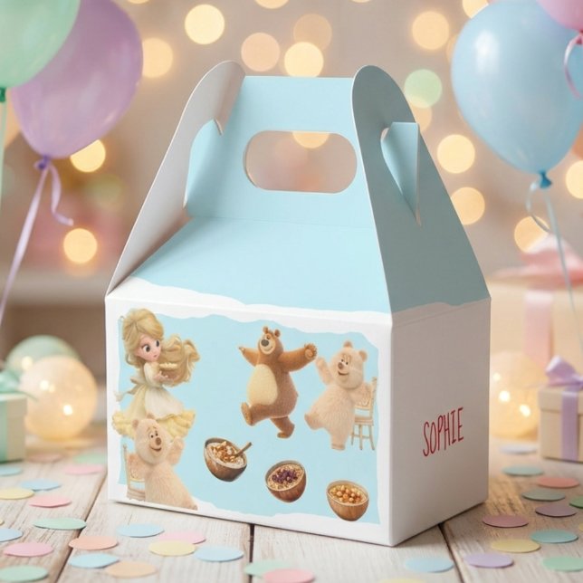 Goldilocks  Birthday  Favour Box (Creator Uploaded)