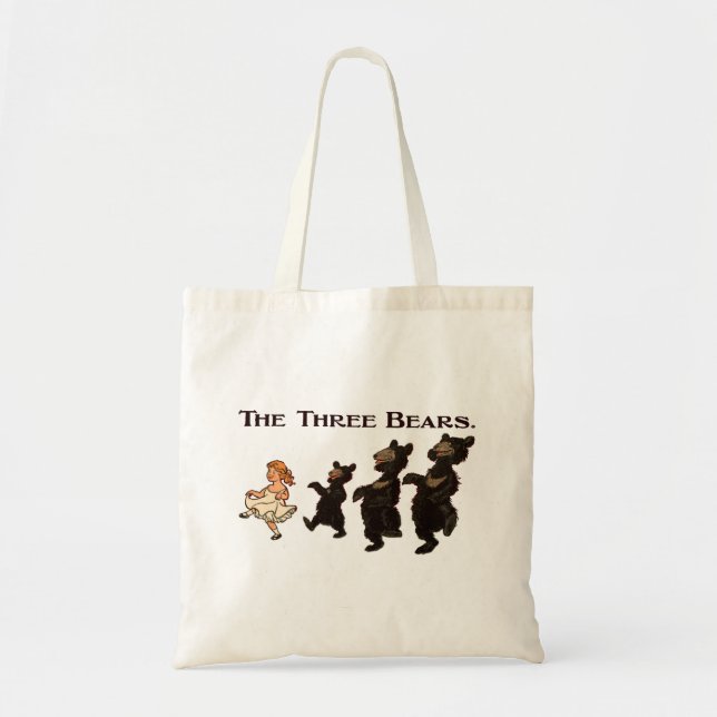 Goldilocks & The Three Bears - Children's Book Tote Bag (Front)