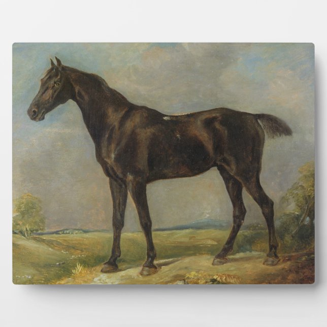 Golding Constable's Black Riding-Horse, c.1805-10 Plaque (Front)