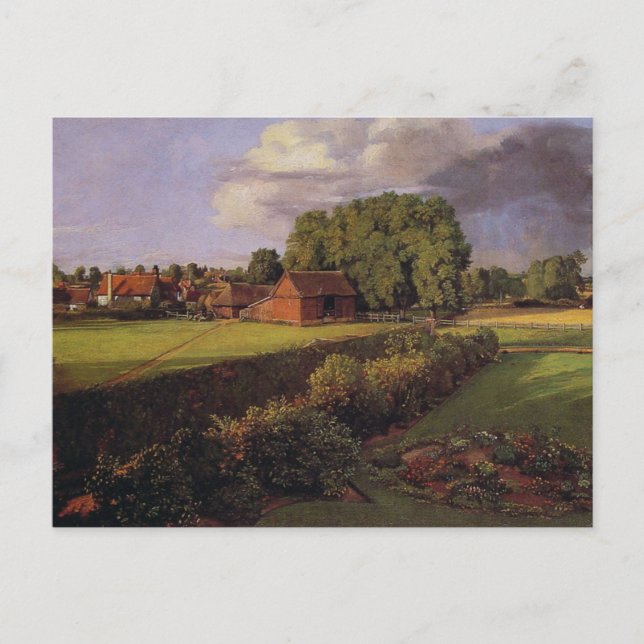 Golding Constable's Flower Garden, John Constable  Postcard (Front)