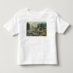 Goldmining in California, 1871 Toddler T-Shirt