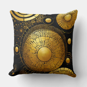 GoldRush 1 Throw Pillow