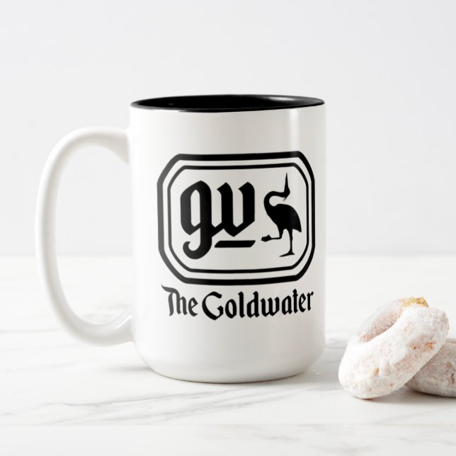 Goldwater Premium 15oz Two-Tone Mug (With Donut)