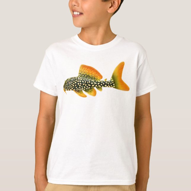Goldy Sunshine Pleco Kids T-Shirt (Front)