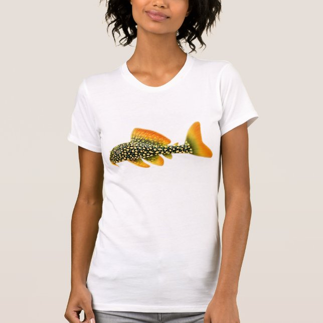 Goldy Sunshine Pleco Scoop Neck T-Shirt (Front)