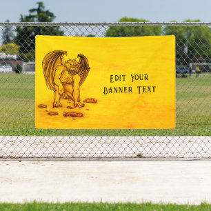 Golem Gargoyle Banner