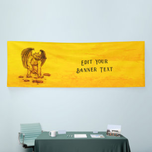 Golem Gargoyle Banner