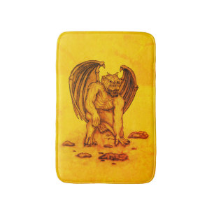 Golem Gargoyle Bath Mat